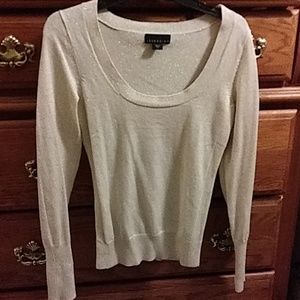 Cream Gold Sweater